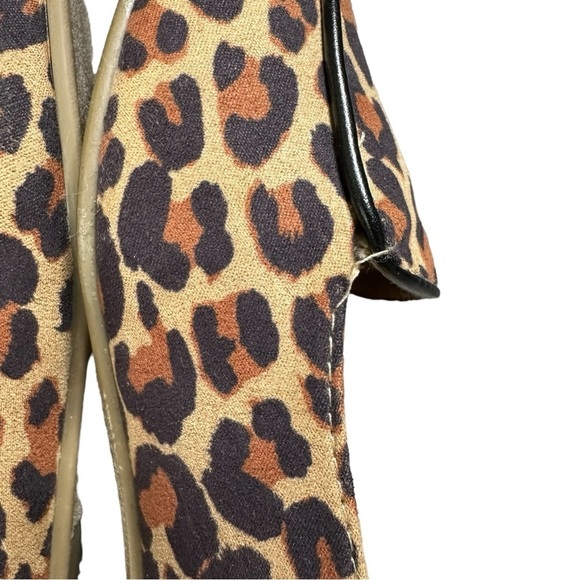 MIA Niles Leopard Print Pointed Toe Flat Womens Size 6 - Picture 8 of 13